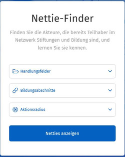 Eingabefenster der neuen Online-Anwendung