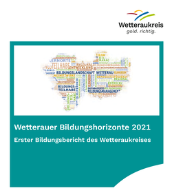ausgeschnittene Grafik vom Umschlag des Wetterauer Berichts zur Bildungssituation im Landkreis
