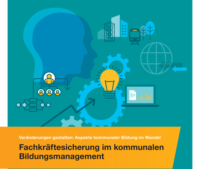 Titelseite der Publikation mit Titelleiste, Logos und Förderhinweis
