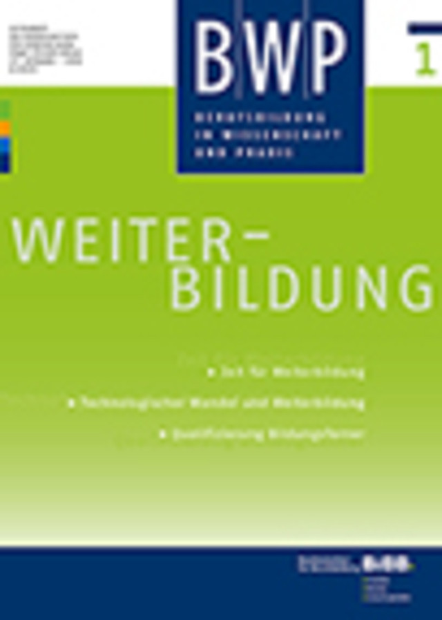 Cover BWP-Ausgabe 01/2018