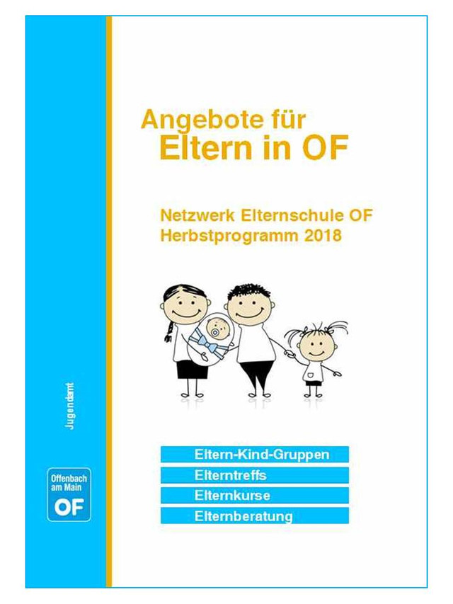 Umschlagvorderseite Angebotsübersicht Elternbildung