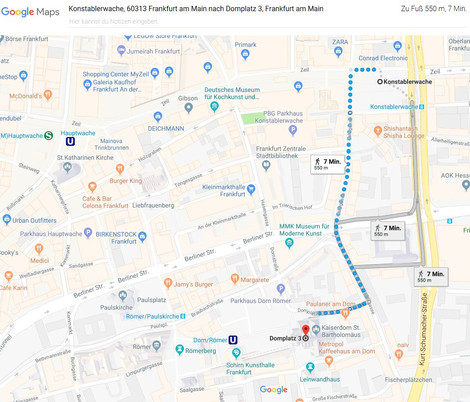 Kartenausschnitt Googlemaps
