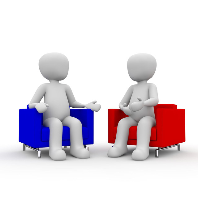 Beratungssituation Clipart 