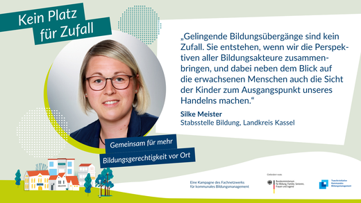 Foto und Zitat von Silke Meister, Landkreis Kassel
