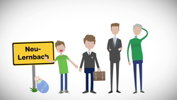 Standbild Erklärvideo TA Hessen Bildausschnitt aus dem Erklärfilm zur kommunalen Bildungsberichterstattung der Transferagentur Hessen
