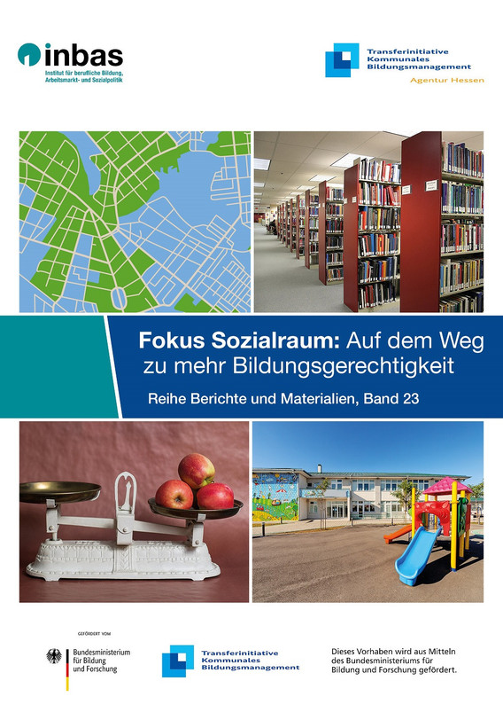 Titelseite Fokus Sozialraum: Auf dem Weg zu mehr Bildungsgerechtigkeit