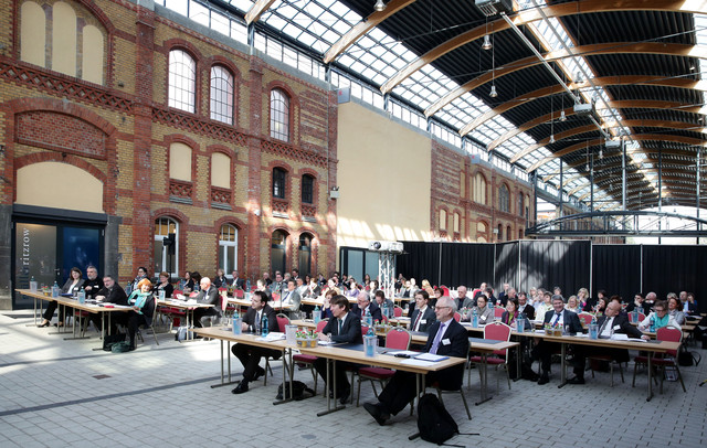 Veranstaltungsraum im Achat Plaza Hotel in Offenbach; Foto: Joachim Storch