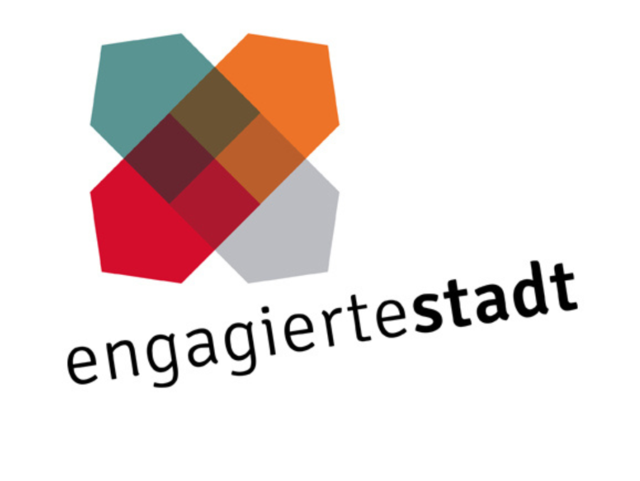 Das Logo des Netzwerkprogramms „Engagierte Stadt“.