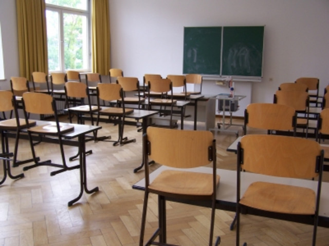 leerer Klassenraum 