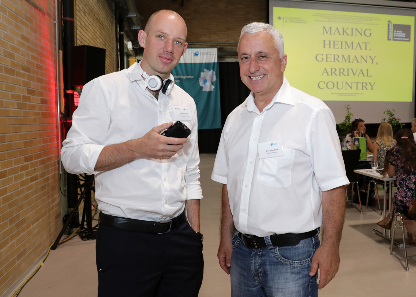 Kevin Gurka - Transferagentur Hessen und Dr. Kenan Önen - Bildungskoordinator Main-Taunus-Kreis