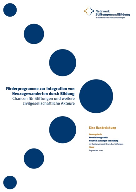 Eine Handreichung, Hrsg. Koordinierungsstelle Netzwerk Stiftungen und Bildung (Quelle: www.stiftungen.org)